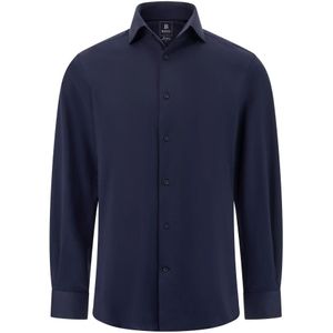 Boggi Milano, Heren, Overhemden, Blauw, Maat: XS Jersey,