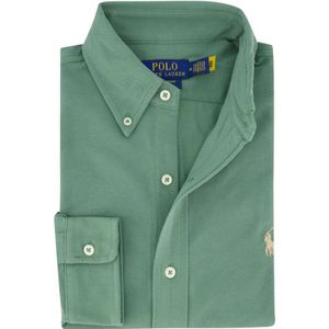 Polo Ralph Lauren - Overhemd - Mintgroen - Katoen - Lange Mouw