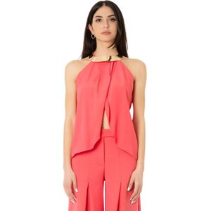 Simona Corsellini, Dames, Tops, Roze, Maat: M Zijde,