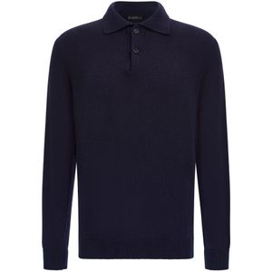 Boggi Milano, Heren, Truien, Blauw, Maat: S Kasjmier,