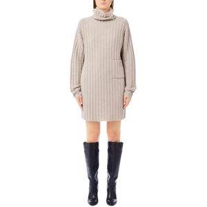 Liu Jo, Dames, Jurken, Beige, Maat: XS Wol,