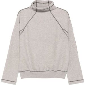 Baserange, Dames, Sweatshirts & Hoodies, Grijs, Maat: M