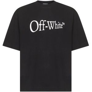 Off White, Heren, Tops, Zwart, Maat: M Katoen,