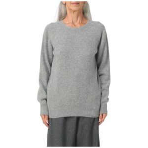 Emporio Armani, Dames, Truien, Grijs, Maat: XS Kasjmier,