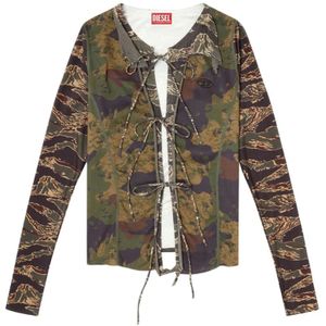 Diesel, Dames, Truien, Veelkleurig, Maat: S