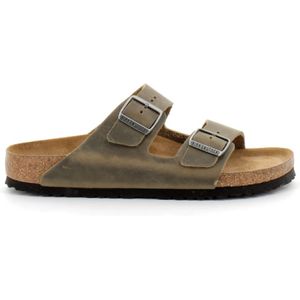 Birkenstock - Arizona Soft Footbed - Schoenen - Groen - Leer
