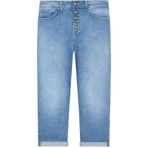 Dondup, Dames, Jeans, Blauw, Maat: W28 Denim,
