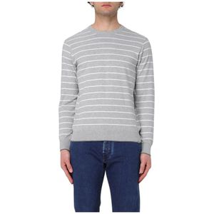 Paul & Shark, Heren, Truien, Grijs, Maat: M Katoen,