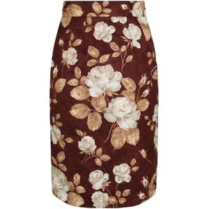 Dolce & Gabbana, Dames, Rokken, Veelkleurig, Maat: XS Katoen,