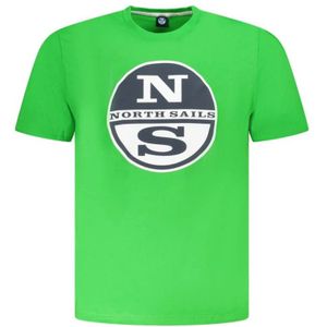 North Sails, Heren, Tops, Groen, Maat: S Katoen,