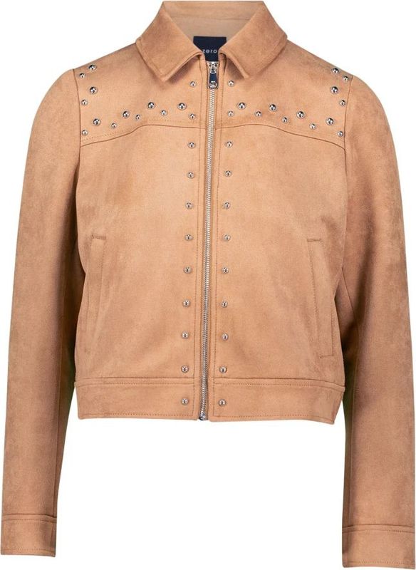 zero - Blazers - Beige - Aansluitende Pasvorm - Lange Mouw