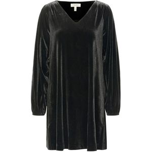 Part Two, Dames, Jurken, Zwart, Maat: XL Poliester,