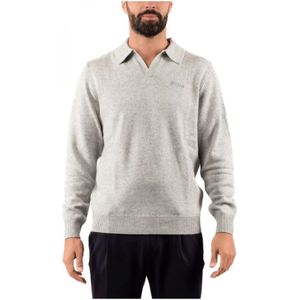 Saint Barth, Heren, Truien, Grijs, Maat: S