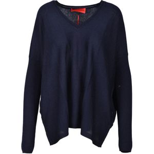 Wild Cashmere, Dames, Truien, Blauw, Maat: M Zijde,