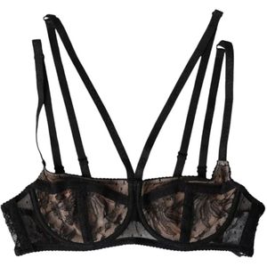 Dolce & Gabbana, Dames, Ondergoed, Zwart, Maat: S Nylon,