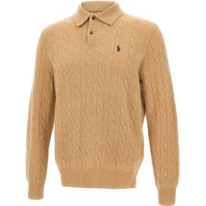Polo Ralph Lauren - Trui - Cappuccino - Lange Mouw - Normale Pasvorm