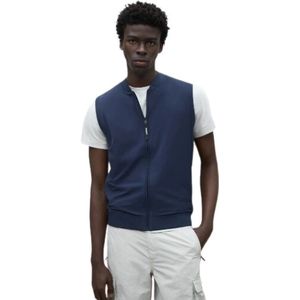 Ecoalf, Dames, Jassen, Blauw, Maat: XL Polyamide,