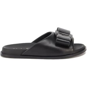 Ferragamo, Dames, Schoenen, Zwart, Maat: 37 EU Leer,