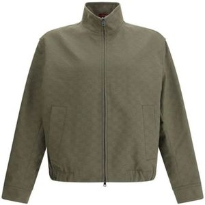 Gucci - GG Supreme Jacket - Jassen - Sportief - Hoog Col - Made in Italy