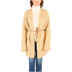 Kangra, Dames, Truien, Beige, Maat: S Wol,