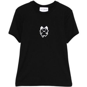 Coperni, Dames, Tops, Zwart, Maat: S