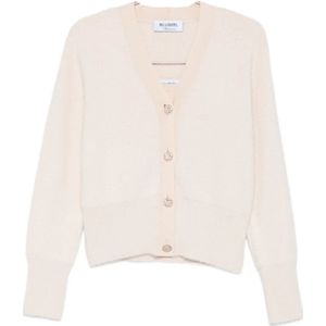 Blugirl, Dames, Truien, Beige, Maat: XS Tweed,