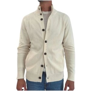 Saint Barth, Heren, Truien, Wit, Maat: L Wol,