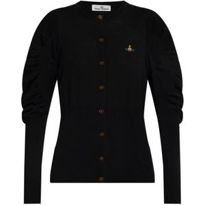 Vivienne Westwood, Dames, Truien, Zwart, Maat: S Wol,