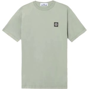 Stone Island, Heren, Tops, Groen, Maat: L Katoen,