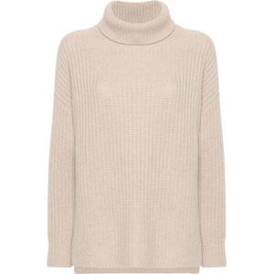 Lisa Yang, Dames, Truien, Beige, Maat: S Kasjmier,