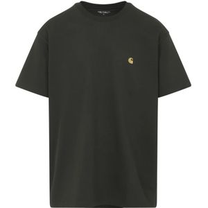 Carhartt Wip, Heren, Tops, Groen, Maat: S Katoen,