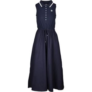 Tommy Hilfiger, Dames, Jurken, Blauw, Maat: XS Katoen,