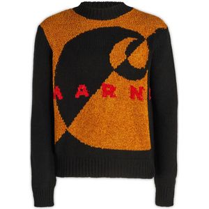 Marni, Dames, Truien, Veelkleurig, Maat: XS Wol,