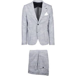Daniele Alessandrini, Heren, Pakken, Grijs, Maat: M Katoen,
