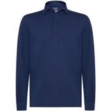Boggi Milano - Japans Jersey Poloshirt - Blauw - Heren