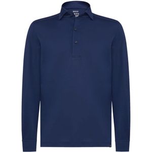 Boggi Milano - Japans Jersey Poloshirt - Blauw - Heren