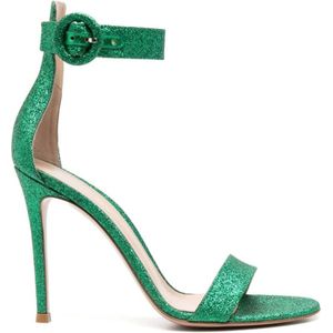Gianvito Rossi, Dames, Schoenen, Groen, Maat: 36 1/2 EU Leer,