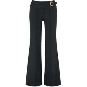 Versace Jeans Couture, Dames, Broeken, Zwart, Maat: XS