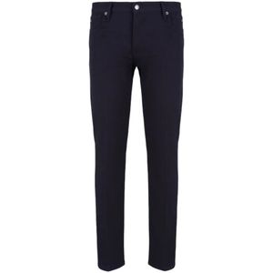 Emporio Armani, Heren, Broeken, Blauw, Maat: W31 Denim,