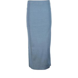 Fabiana Filippi, Dames, Rokken, Blauw, Maat: M Viscose,