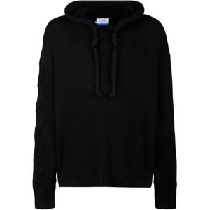 Off White, Heren, Sweatshirts & Hoodies, Zwart, Maat: S Katoen,