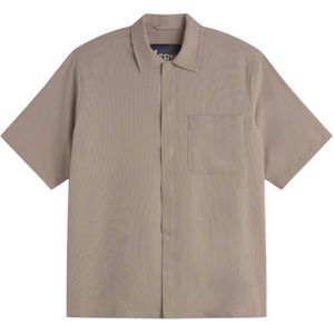 Herno, Heren, Overhemden, Bruin, Maat: L Katoen,