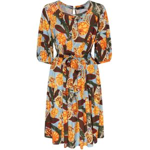 Weekend Max Mara, Dames, Jurken, Veelkleurig, Maat: L Katoen,