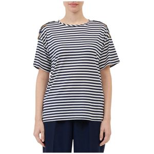 Ermanno Scervino, Dames, Tops, Veelkleurig, Maat: S Katoen,