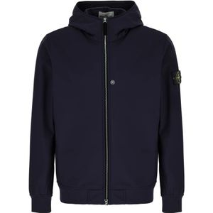 Stone Island, Heren, Sweatshirts & Hoodies, Blauw, Maat: M Poliester,