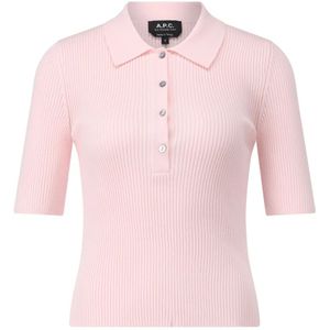A.p.c., Dames, Tops, Roze, Maat: S