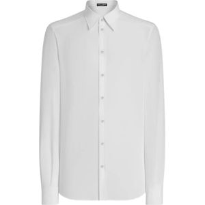 Dolce & Gabbana, Heren, Overhemden, Wit, Maat: 2XL