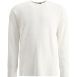 Beams Plus, Heren, Tops, Wit, Maat: M Katoen,