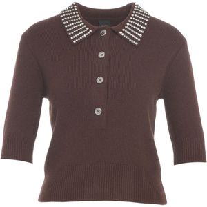 Pinko, Dames, Truien, Bruin, Maat: S