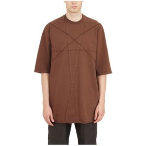 Rick Owens, Heren, Tops, Bruin, Maat: S Katoen,